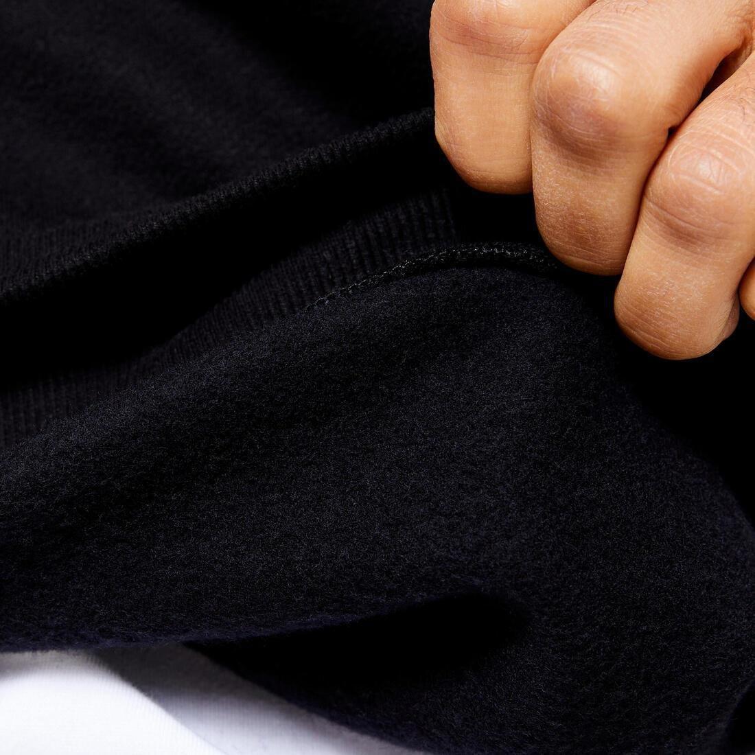 Men Warm Brushed Fleece Sweatshirt, Grey, No Color, large image number 6