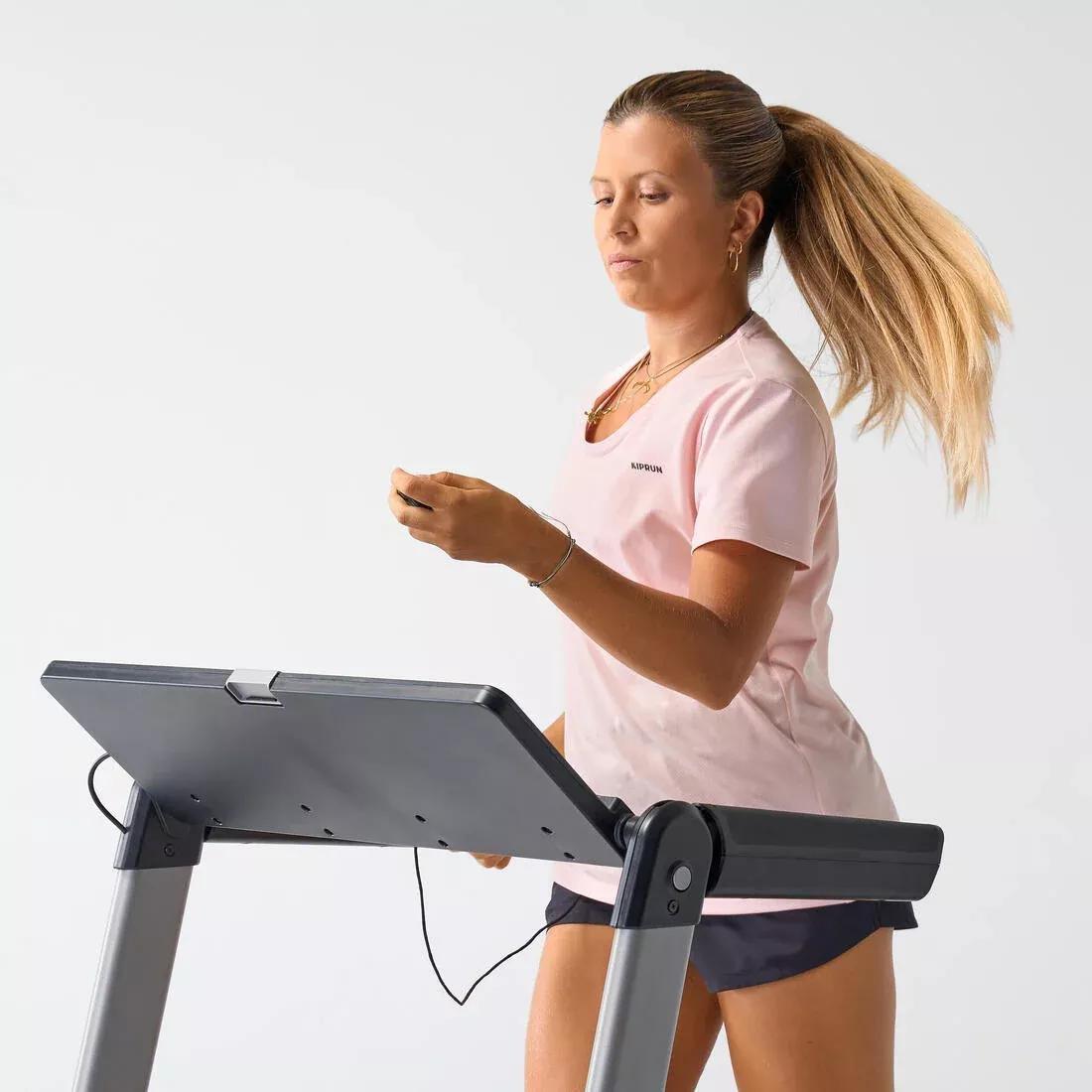 Folding Treadmill 14 km/h RUN100 Milor Limited Edition - with Decathlon Warranty, No Color, large image number 5