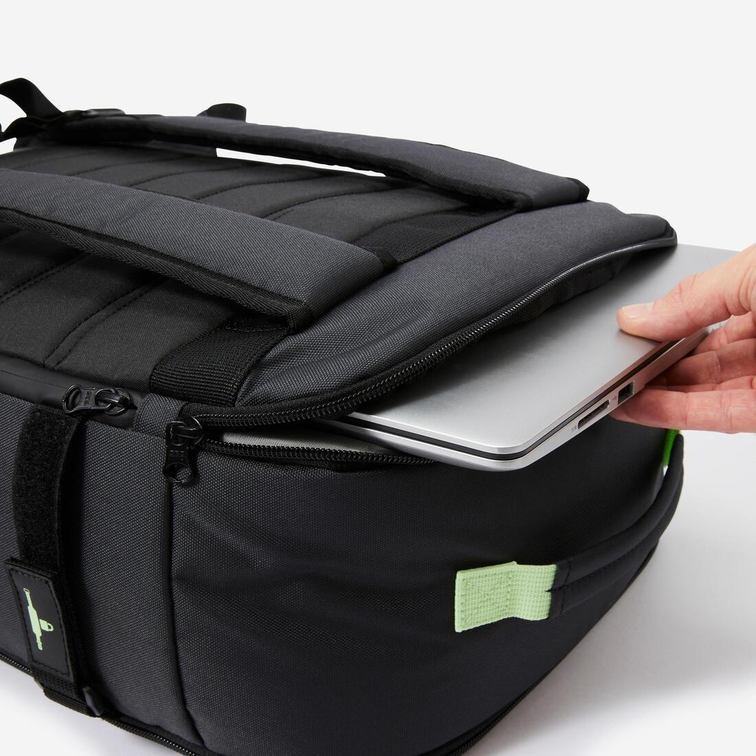 30 L Weight Training and Cross Training Bag, Grey, No Color, large image number 6