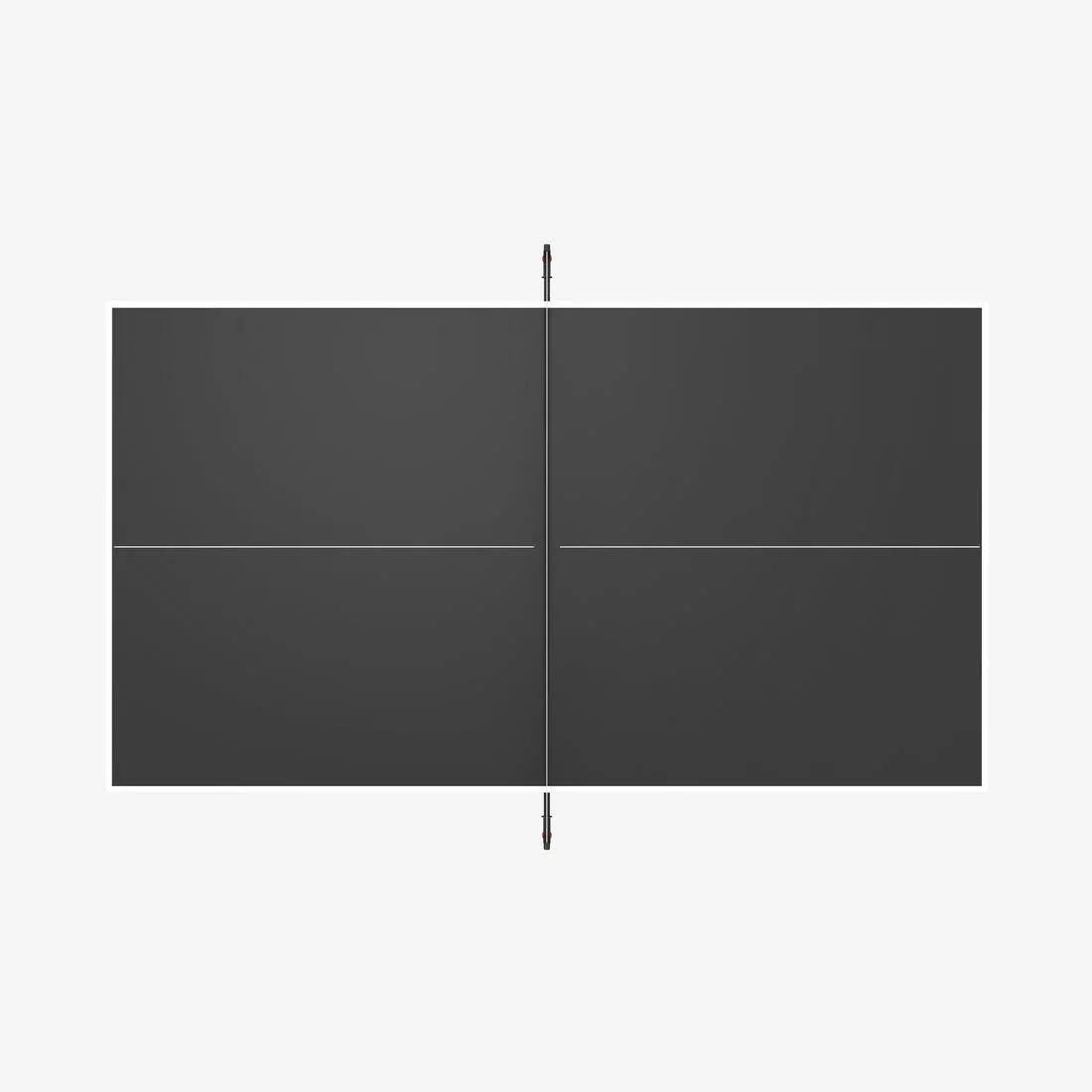 Compact Indoor Table Tennis Table with Innovative Net - TTT 130.2, Black, 5401_000, medium
