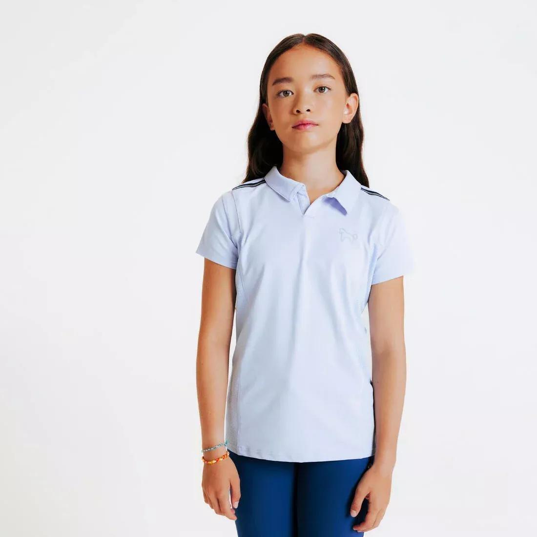 Short-Sleeved Polo Club - Soft, Purple, No Color, large image number 0