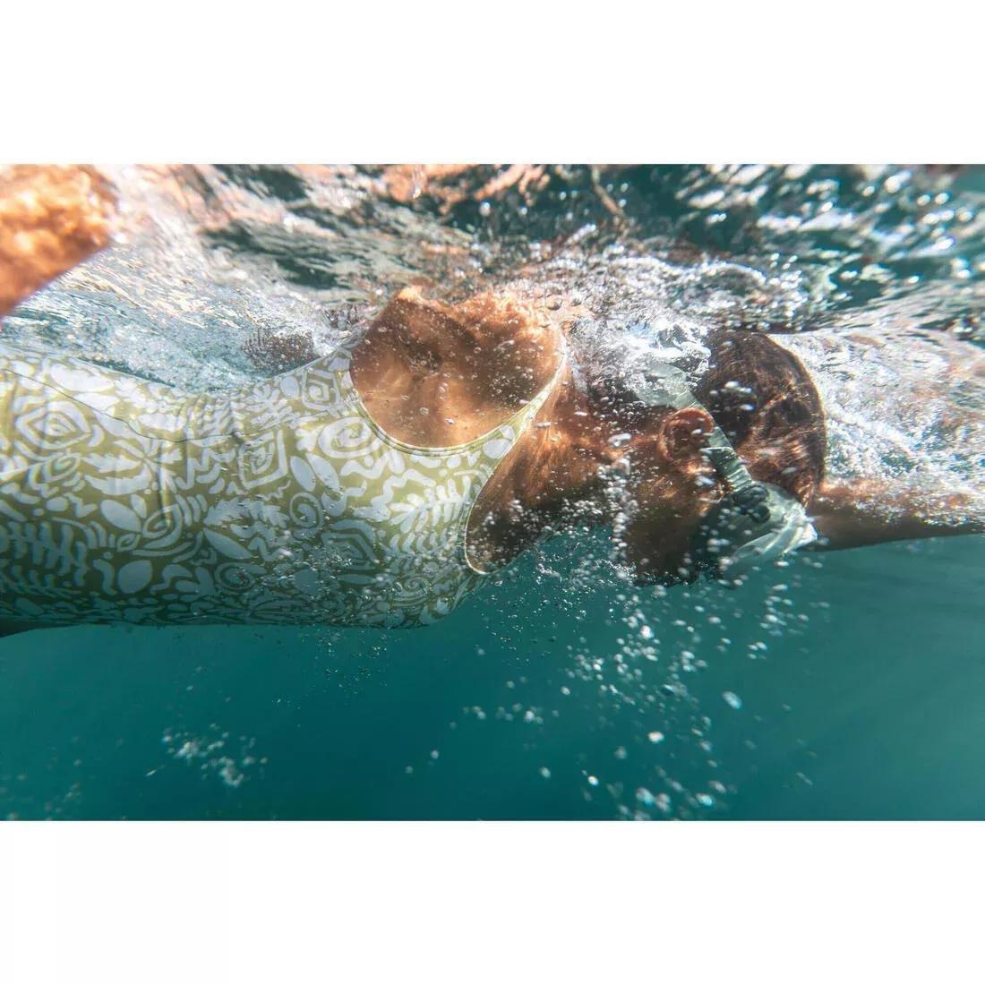 Women swimming 1-piece swimsuit - Heva Joy moti poly, No Color, large image number 8