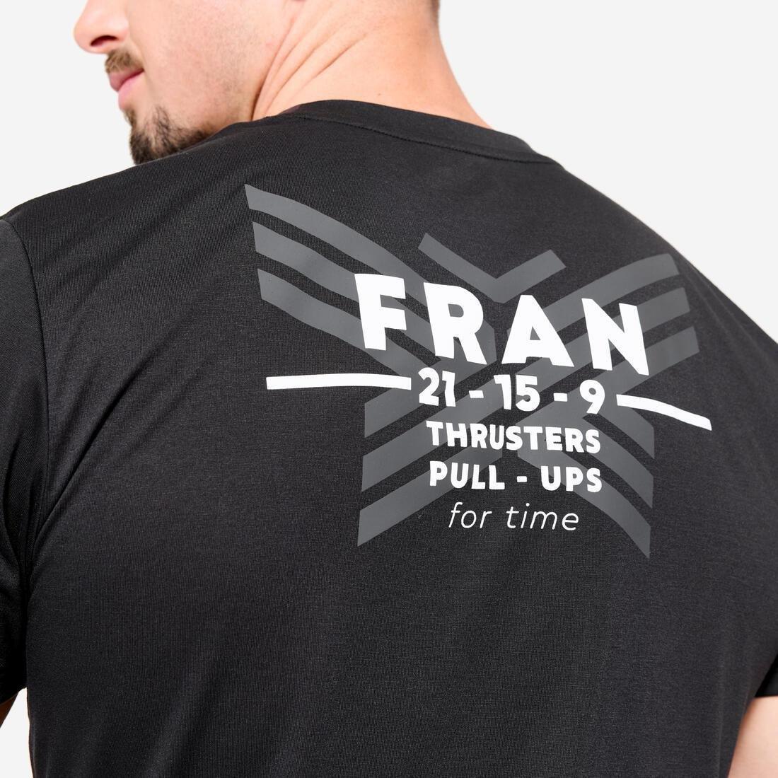 Men Slim-Fit Breathable Cross Training T-Shirt, Khaki, 5401_000, large image number 4