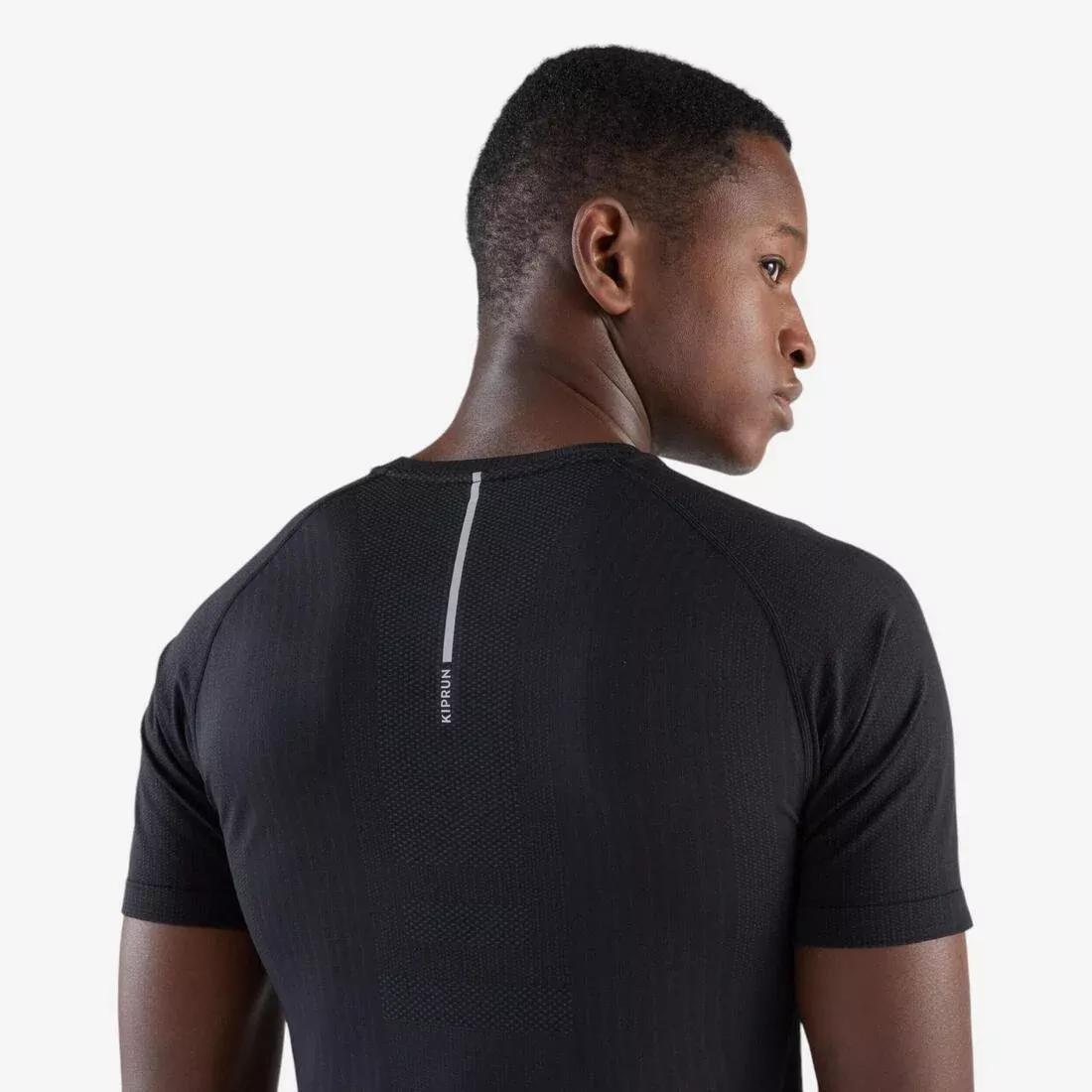 Comfort Slim Seamless Running T-Shirt - Run 500, White, No Color, large image number 8