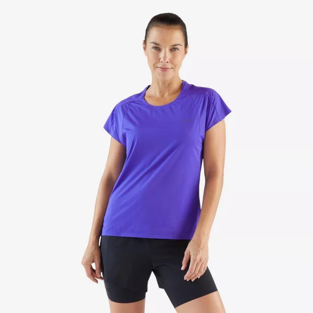 Women's Lightweight Running T-Shirt - Kiprun Run 900 Light, Purple, 5401_000, large image number 1
