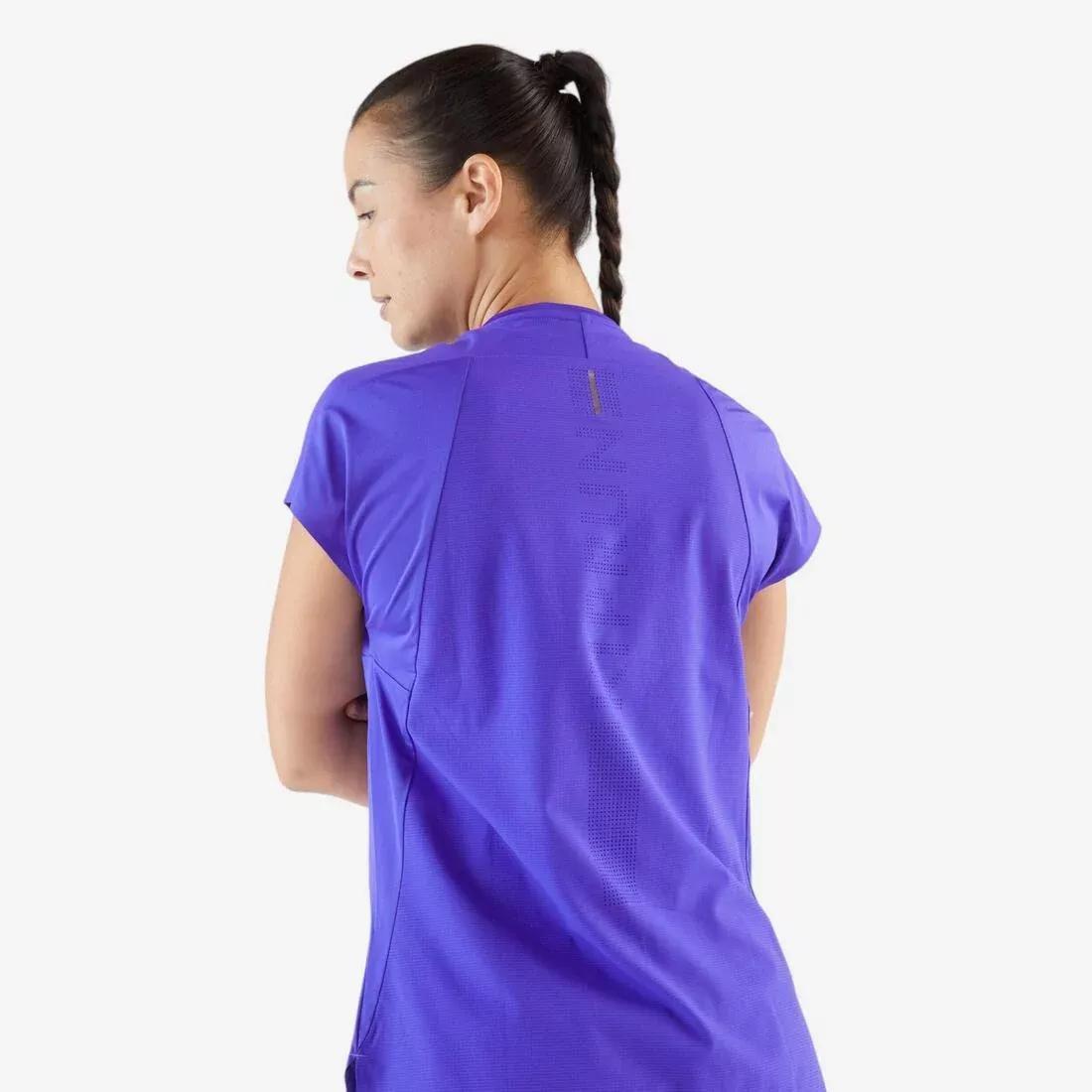 Women's Lightweight Running T-Shirt - Kiprun Run 900 Light, Purple, 5401_000, large image number 3