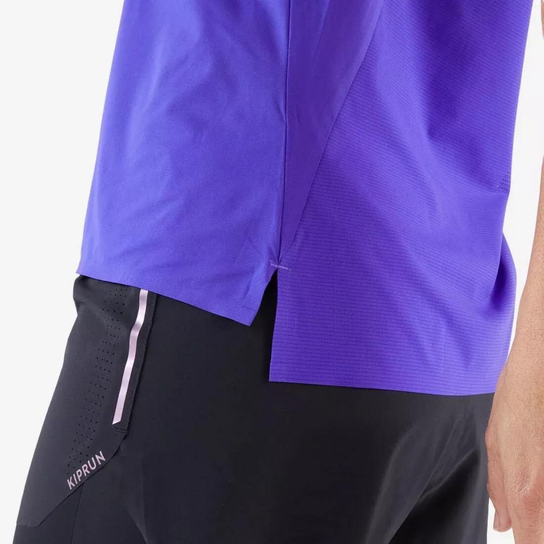 Women's Lightweight Running T-Shirt - Kiprun Run 900 Light, Purple, 5401_000, large image number 4