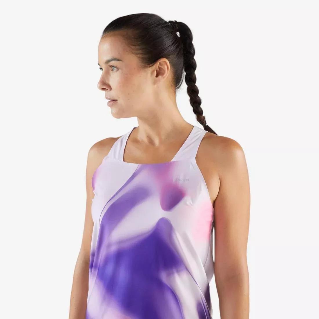 Women's Lightweight Running Tank Top - Kiprun Run 900 Light, Pink, 5401_000, large image number 4