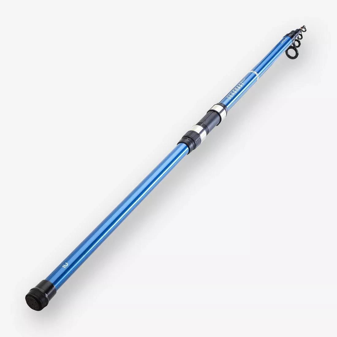 Ledgering Sea Fishing Rod SEACOAST100 350 80-150 g, Blue, No Color, medium