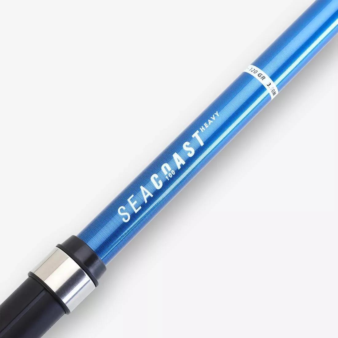 Ledgering Sea Fishing Rod SEACOAST100 350 80-150 g, Blue, No Color, medium