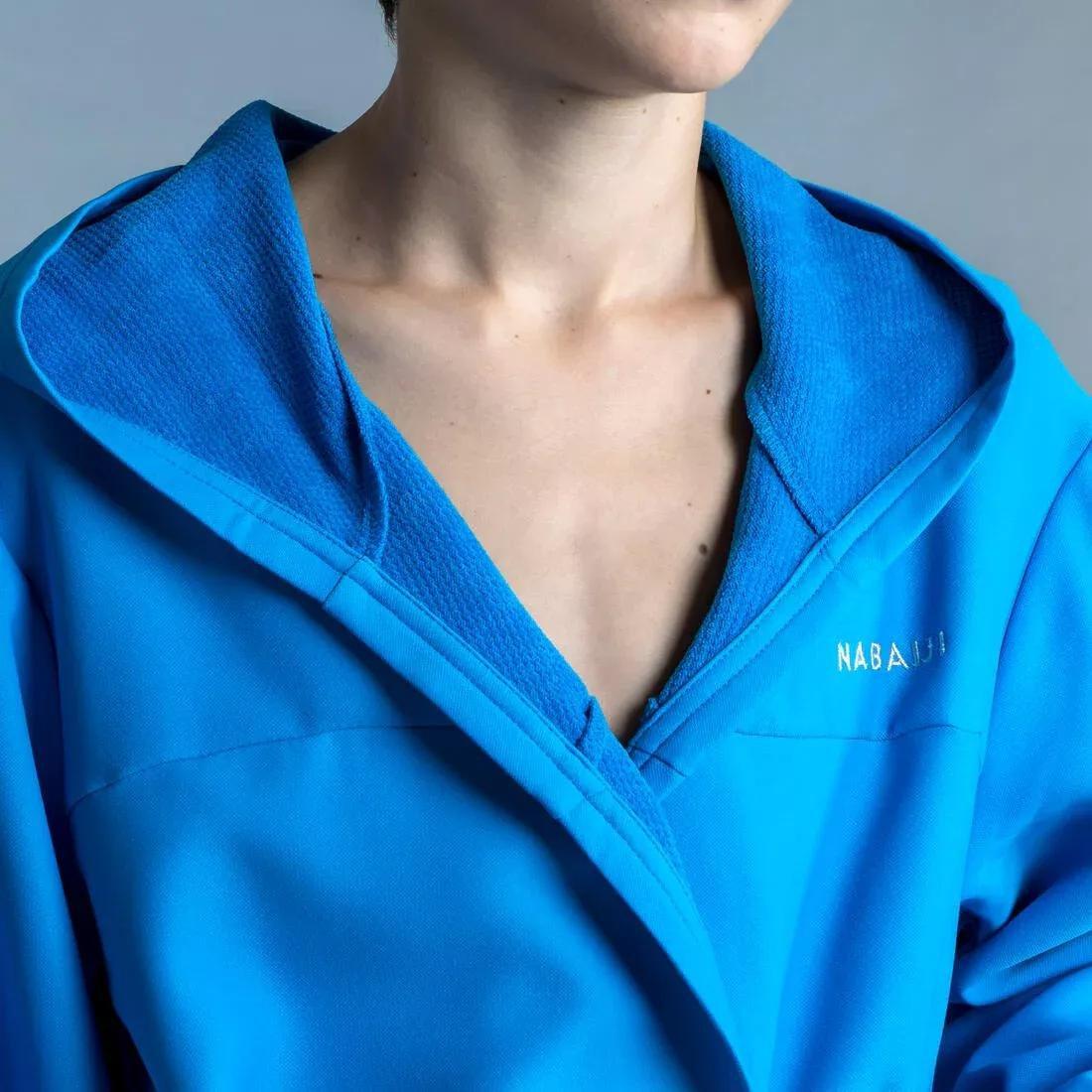 Kids Unisex Compact Pool Bathrobe, Blue, No Color, large image number 5