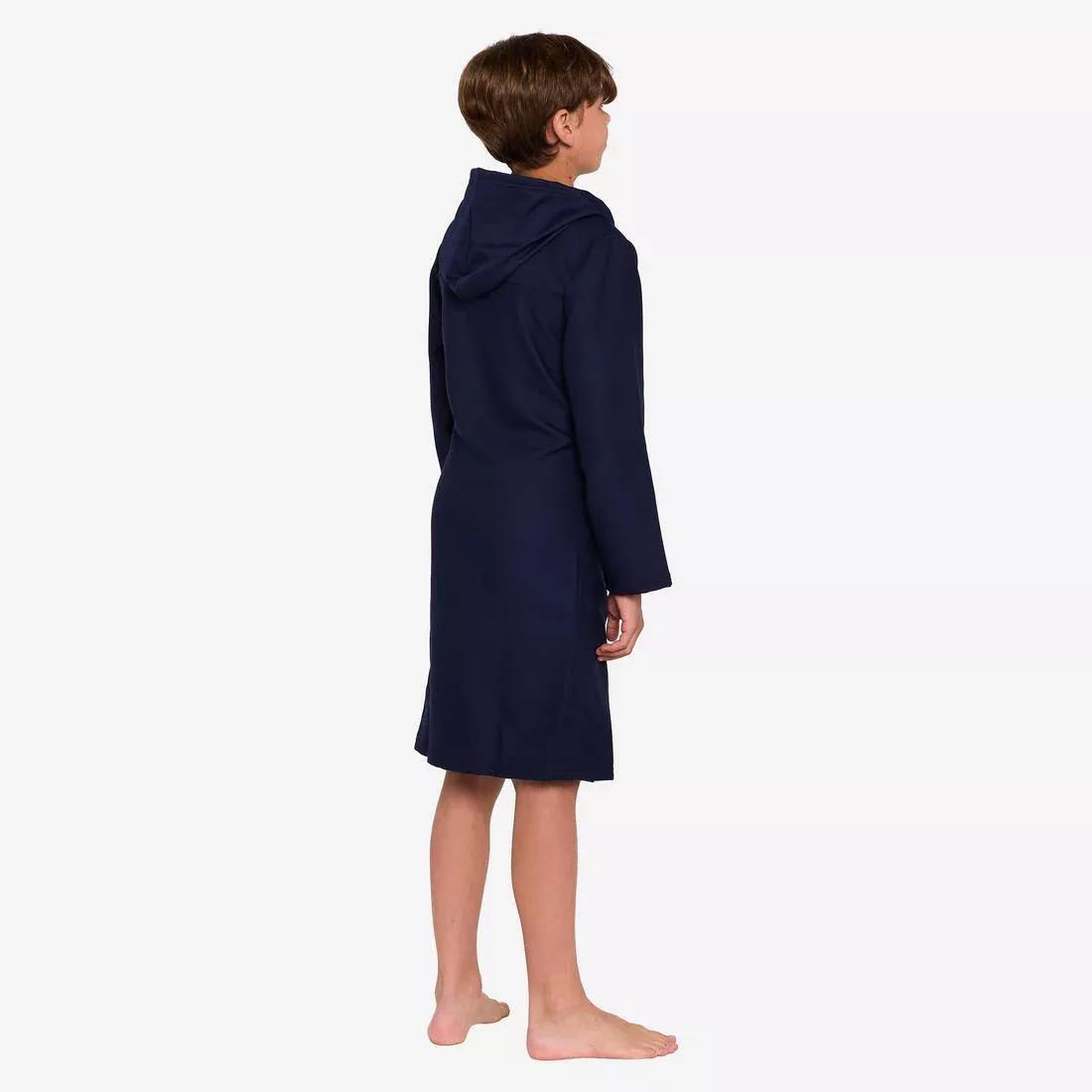 Kids Unisex Compact Pool Bathrobe, Blue, No Color, large image number 7