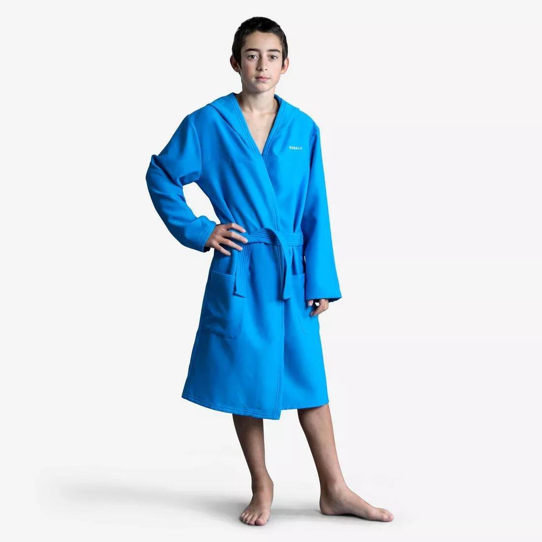 MAGENTA PINK KID'S COMPACT POOL BATHROBE, No Color, large image number 1