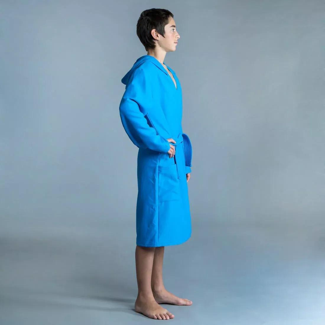 MAGENTA PINK KID'S COMPACT POOL BATHROBE, No Color, large image number 3