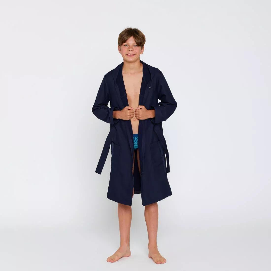 MAGENTA PINK KID'S COMPACT POOL BATHROBE, No Color, large image number 9