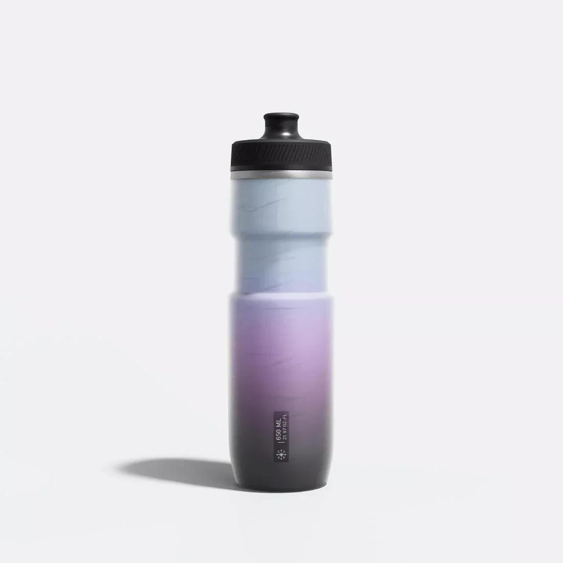 600 ml Insulated Water Bottle, Purple, No Color, medium