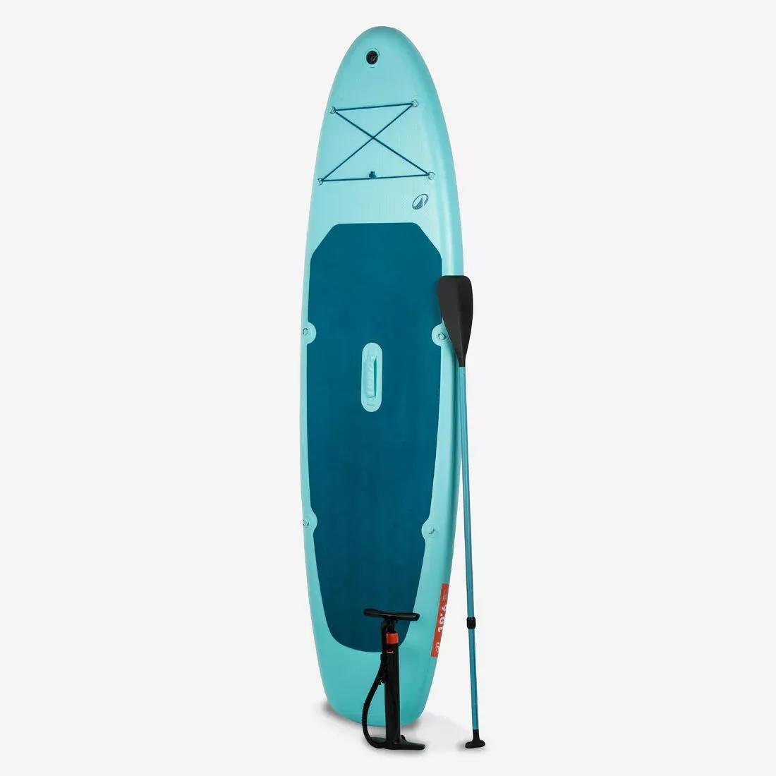 Stand Up Paddle Inflatable Pack 10'6,1 Or 2 Persons (Up To 130 Kg)- 100, Blue, No Color, large image number 5