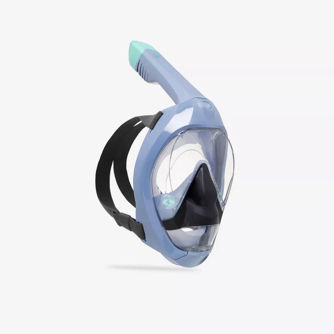 Underwater snorkelling mask Easybreath - 900, Black, No Color, medium