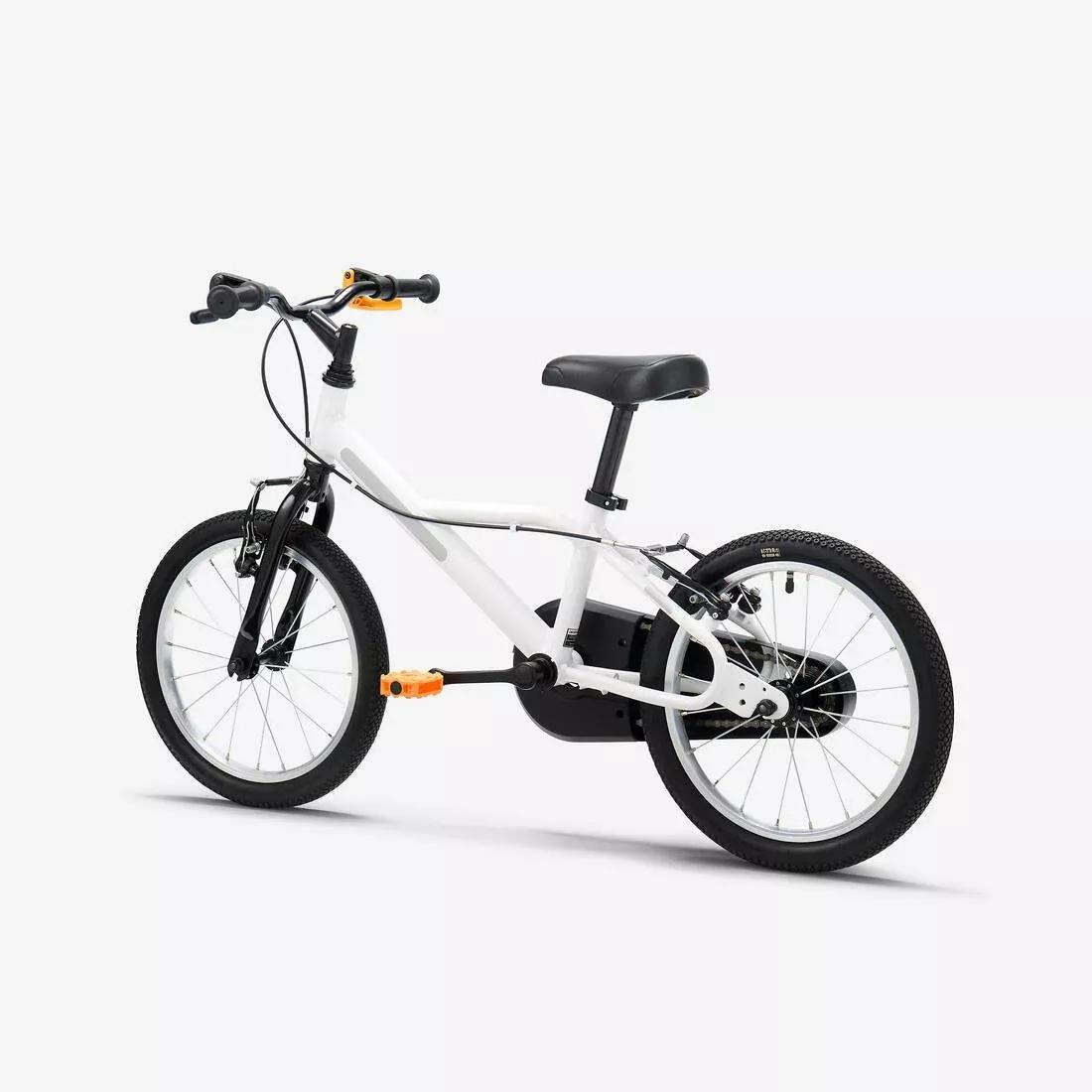 Kids Unisex Bike 16" 4-6 Years - Discover 100, White, No Color, large image number 3