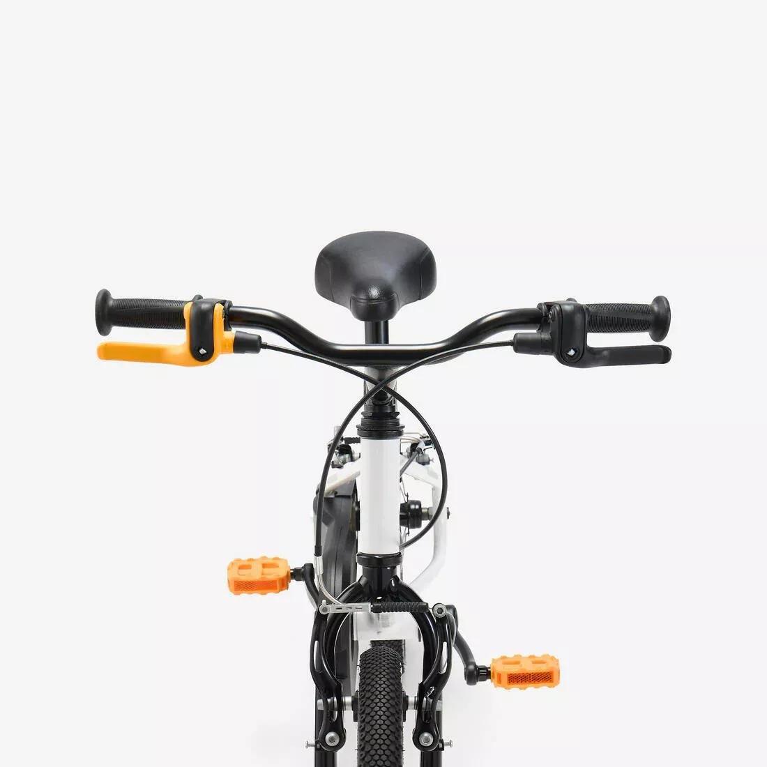 Kids Unisex Bike 16" 4-6 Years - Discover 100, White, No Color, large image number 5