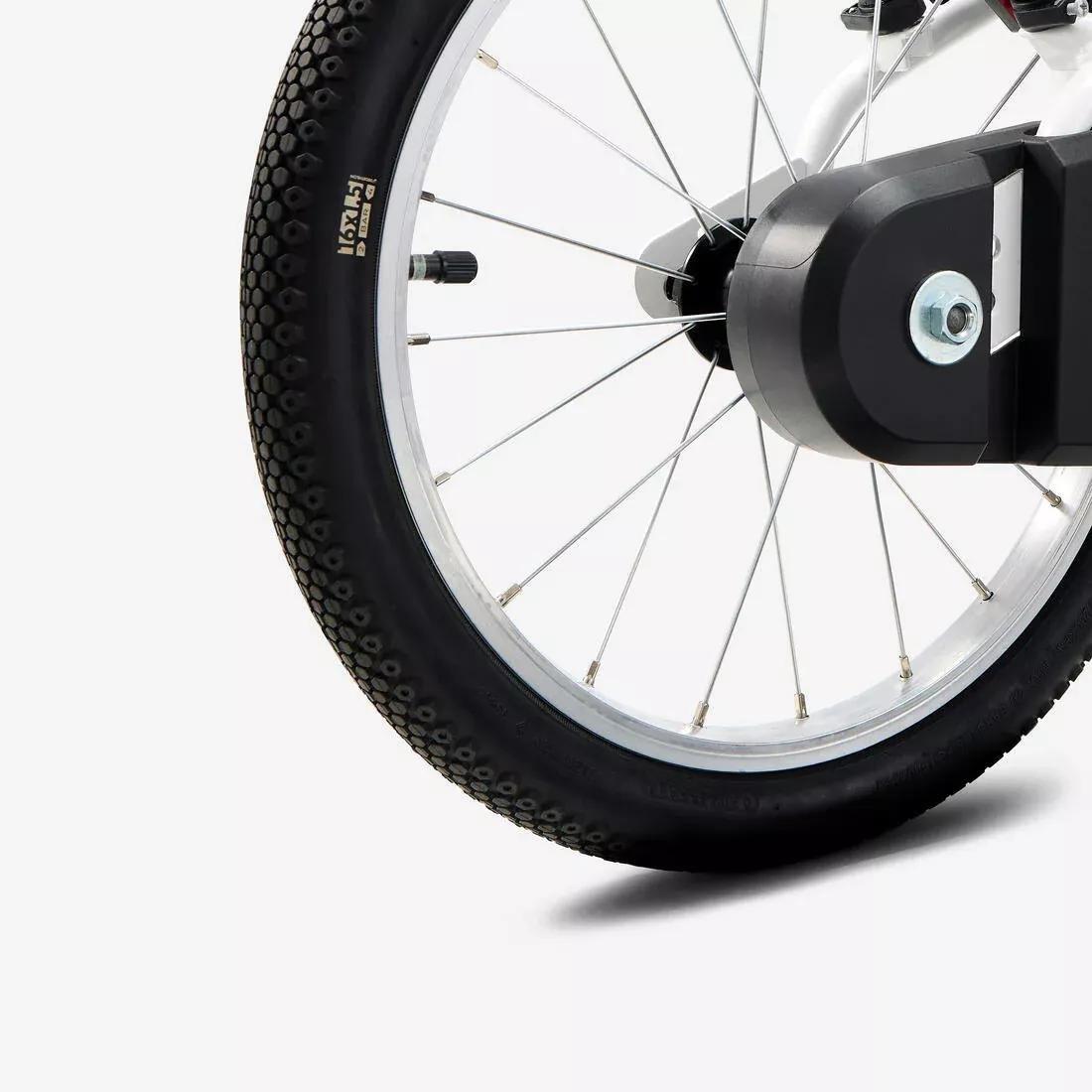 Kids Unisex Bike 16" 4-6 Years - Discover 100, White, No Color, large image number 6