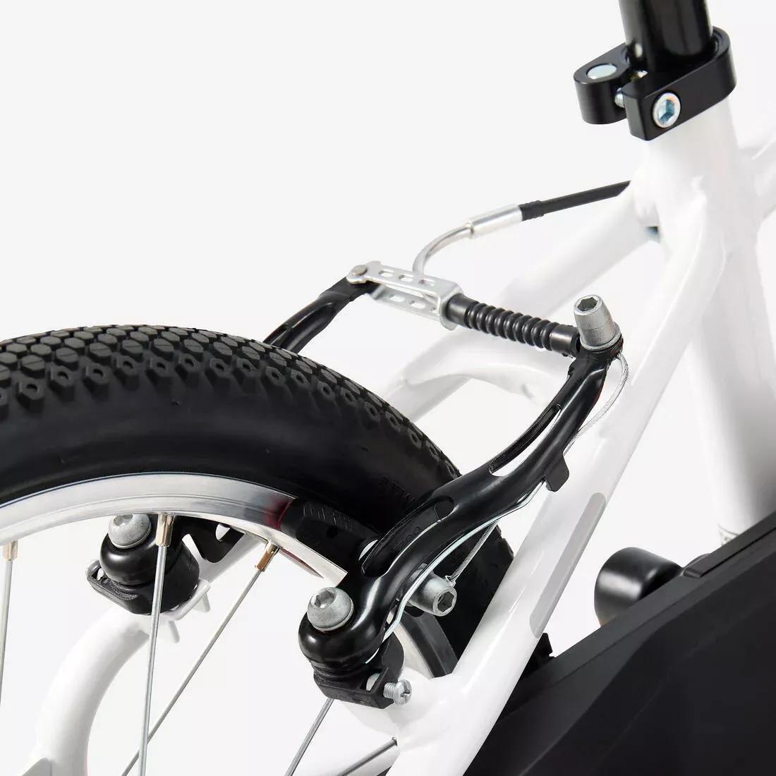 Kids Unisex Bike 16" 4-6 Years - Discover 100, White, No Color, large image number 7