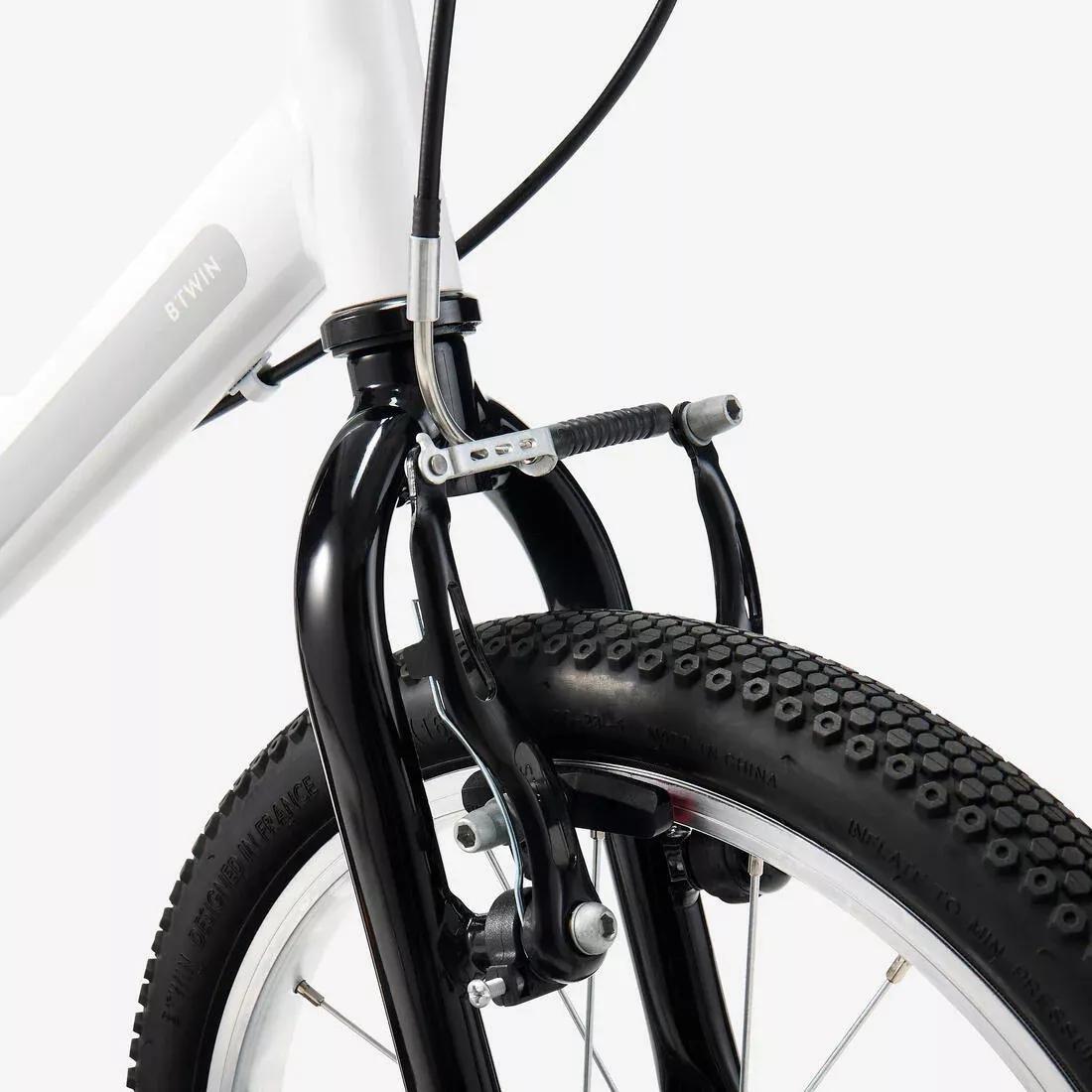 Kids Unisex Bike 16" 4-6 Years - Discover 100, White, No Color, large image number 8