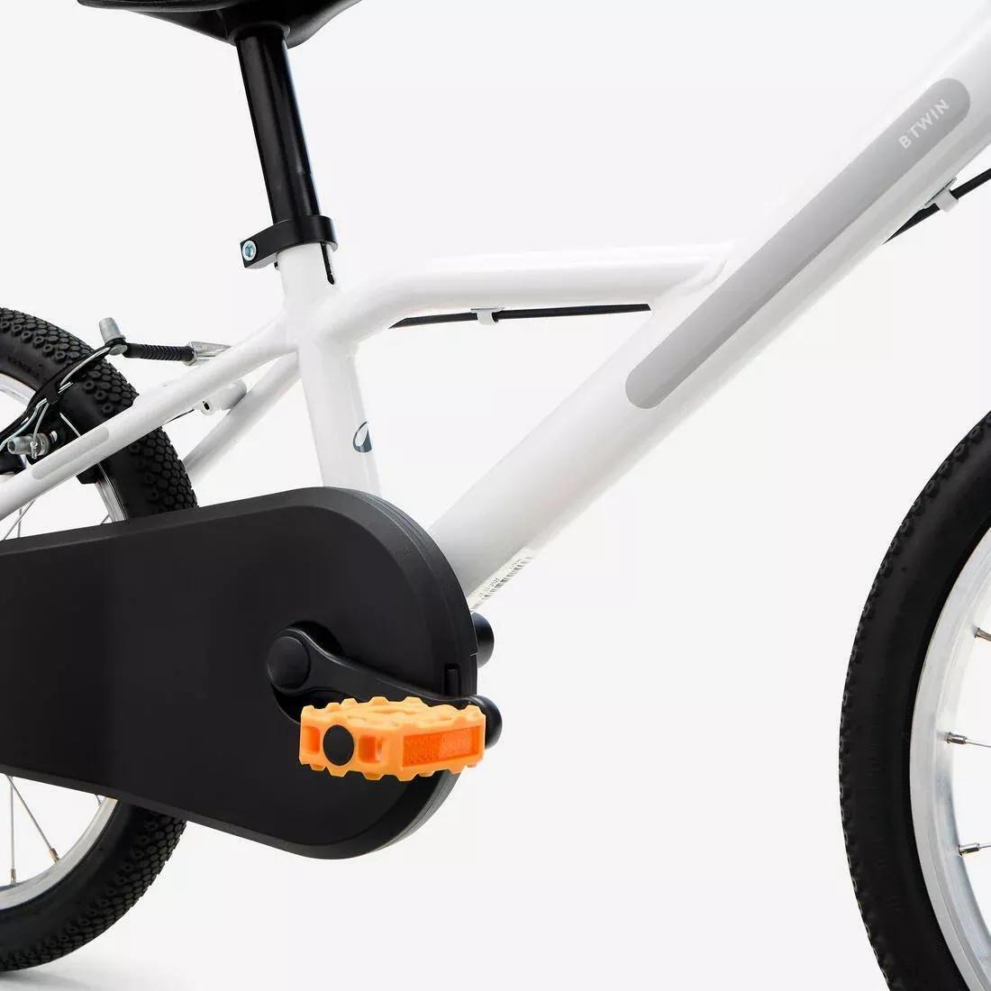 Kids Unisex Bike 16" 4-6 Years - Discover 100, White, No Color, large image number 9