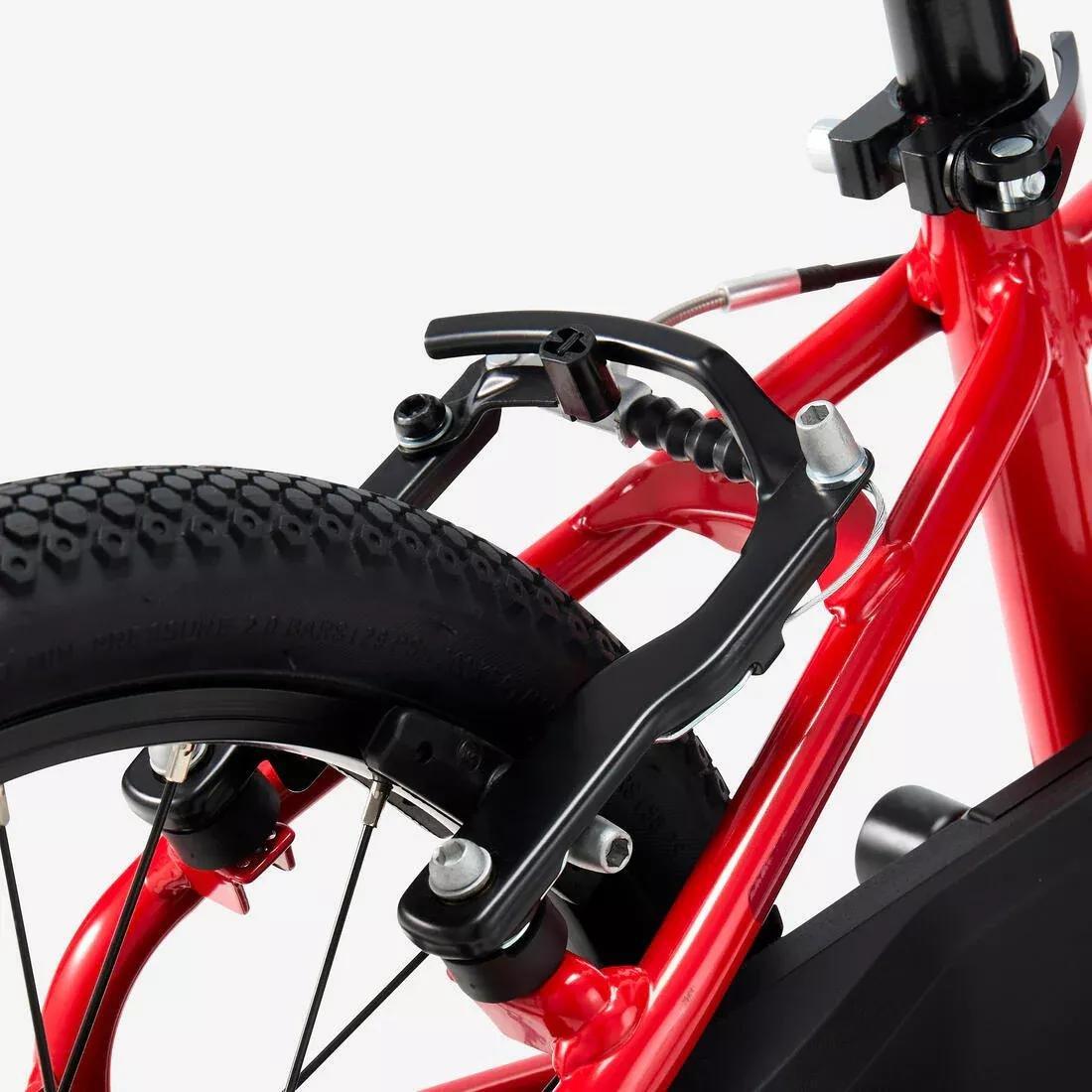 Kids Unisex Bike 16" 4-6 Years - Discover 500, Red, No Color, large image number 7