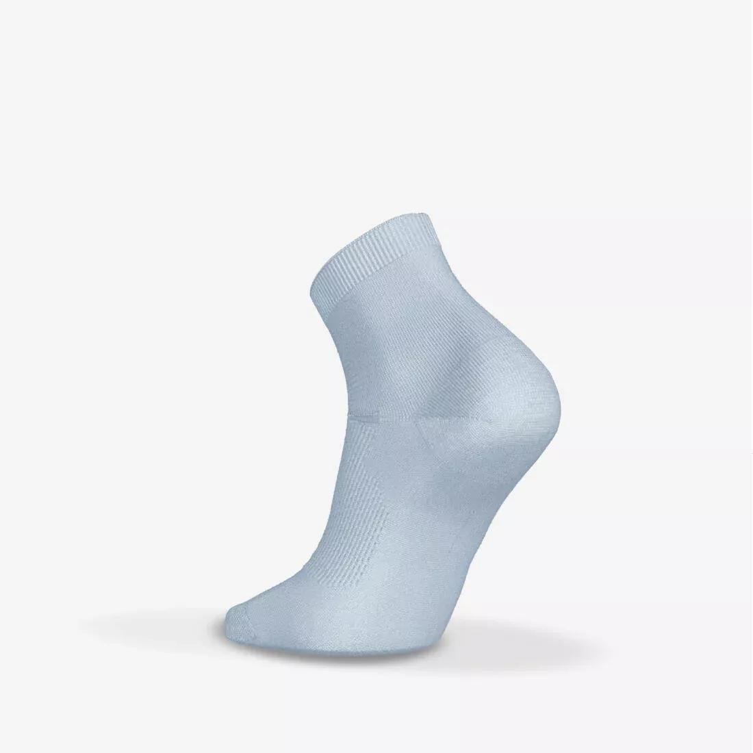 Fine Crew Running Socks - Run 500 - Pack Of 2 Pairs, Blue, No Color, large image number 10