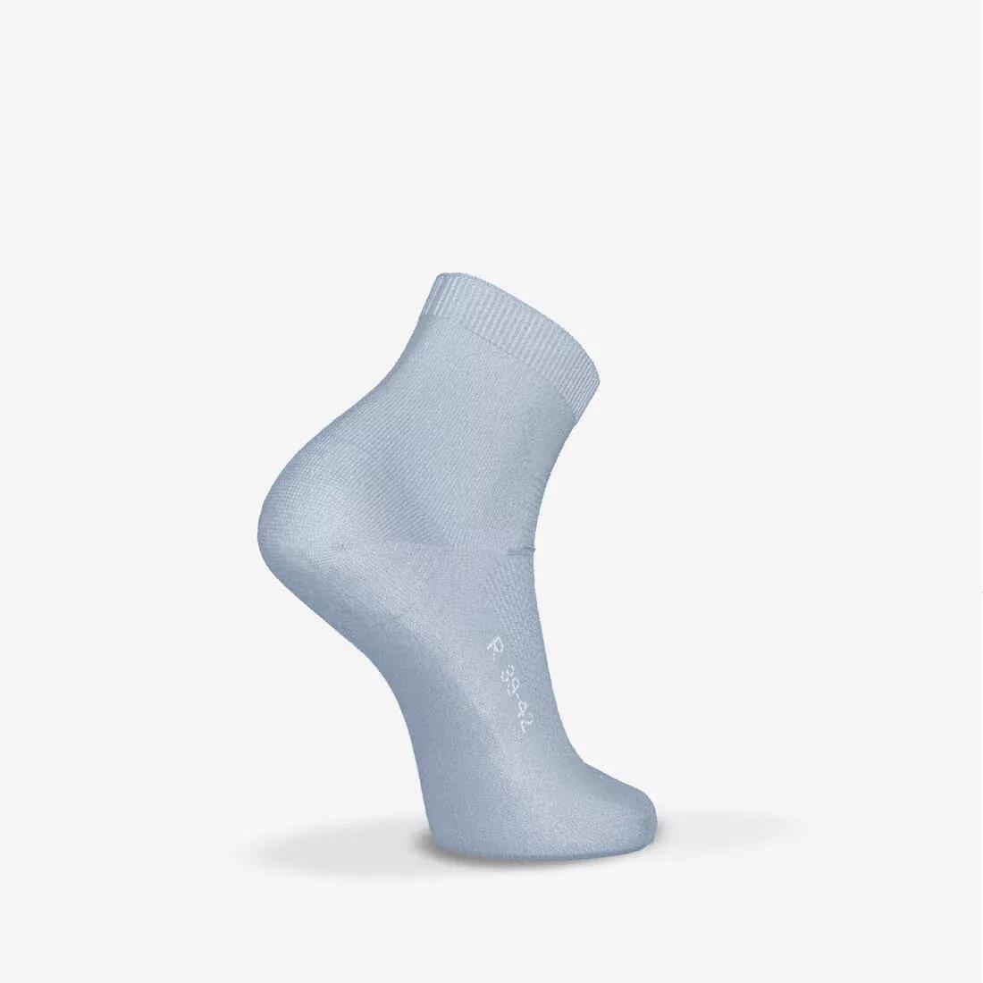 Fine Crew Running Socks - Run 500 - Pack Of 2 Pairs, Blue, No Color, large image number 12