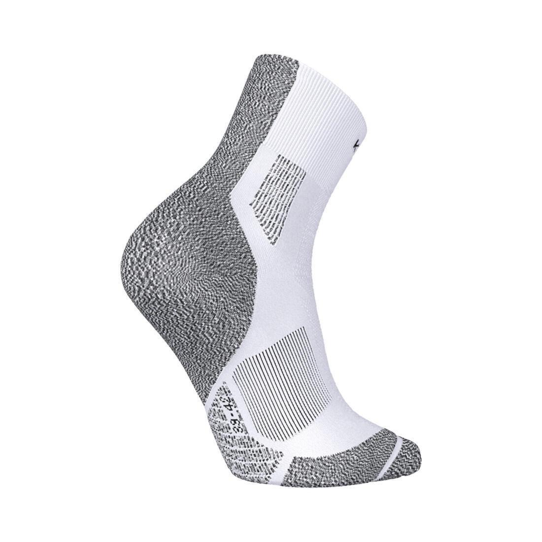 Mid-Calf Thin Running Socks - Kiprun Run 900,  White, No Color, large image number 8