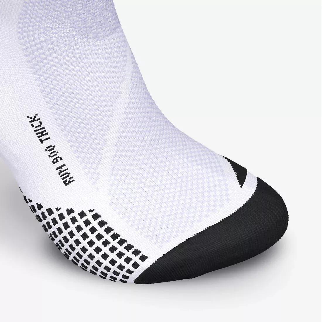 Mid-Calf Thick Running Socks - Kiprun Run 900,  Black, No Color, large image number 4
