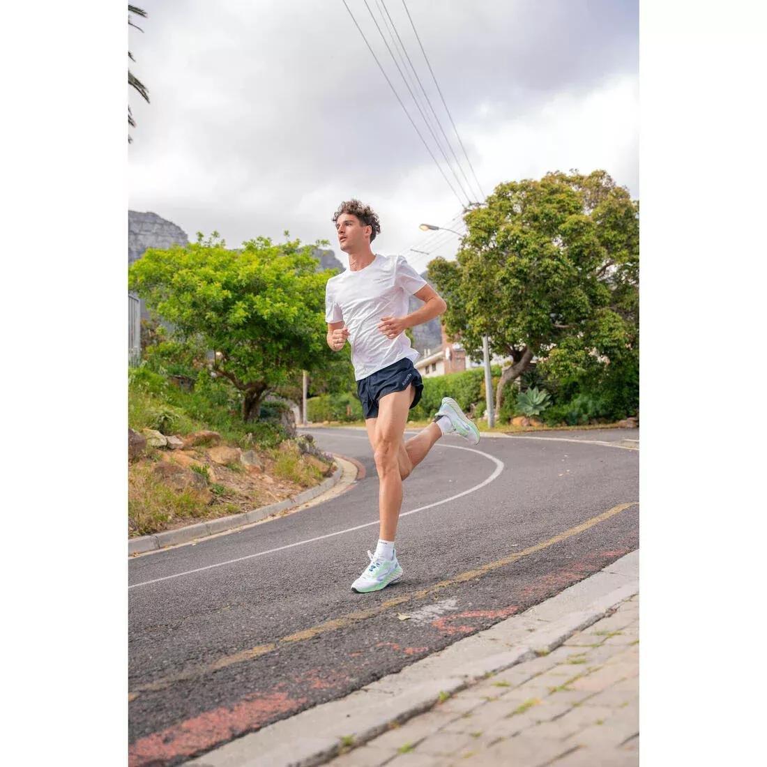 Mid-Calf Thick Running Socks - Kiprun Run 900,  Black, No Color, large image number 5