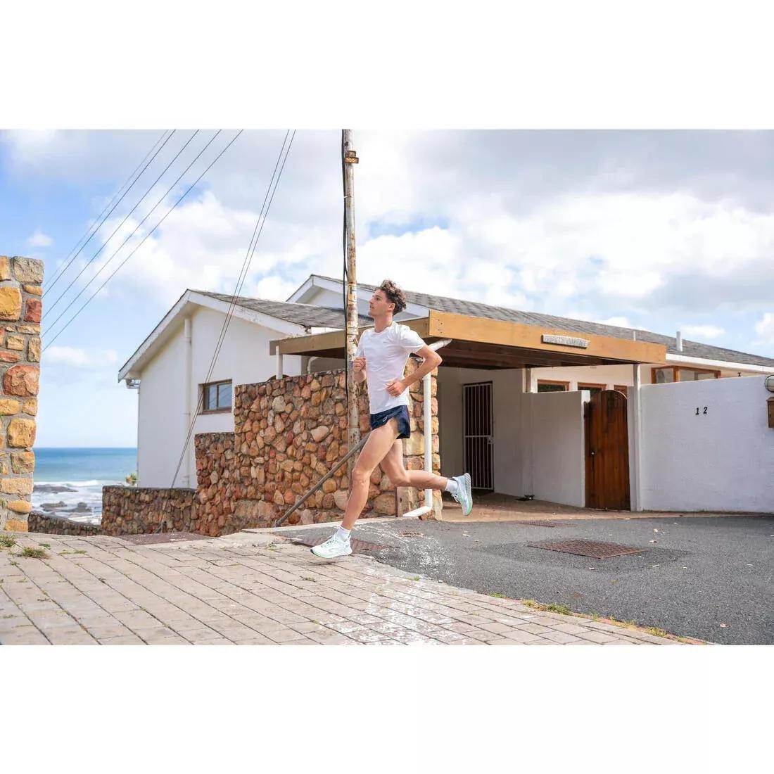 Mid-Calf Thick Running Socks - Kiprun Run 900,  White, No Color, large image number 8