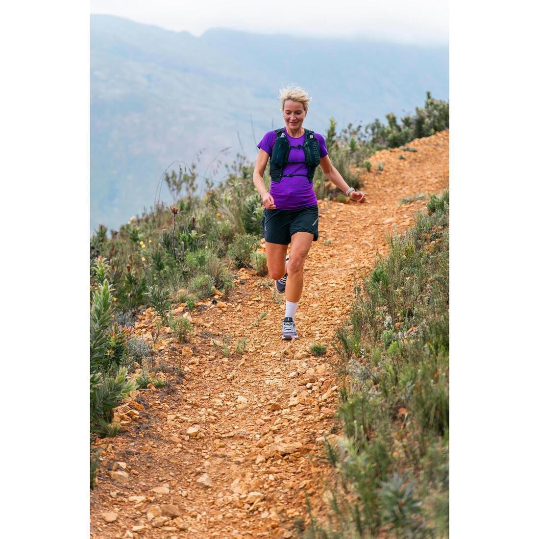 Mid-Calf Thick Running Socks - Kiprun Run 900,  White, No Color, large image number 13