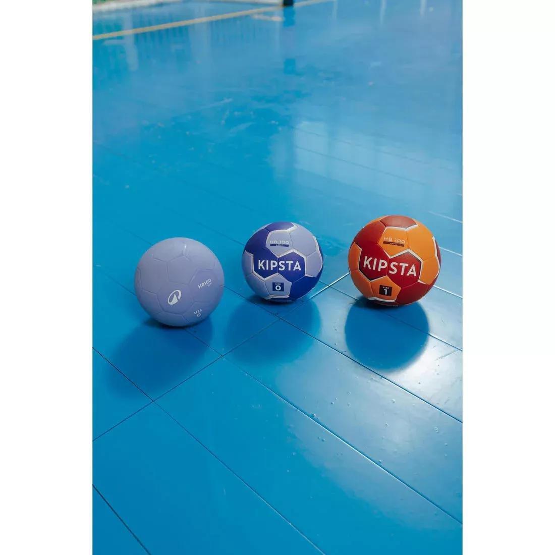 Beginner PVC Handball - H100 Soft Size 0, Purple, No Color, large image number 4