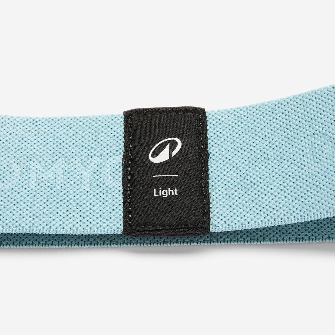 Fabric Glute Resistance Band - Light Resistance, Pink, No Color, large image number 3