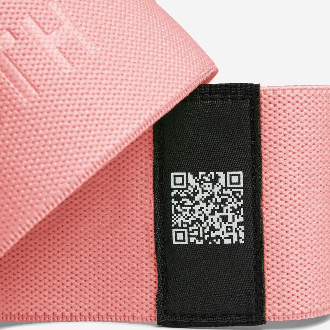 Fabric Glute Resistance Band - Light Resistance, Pink, No Color, large image number 4