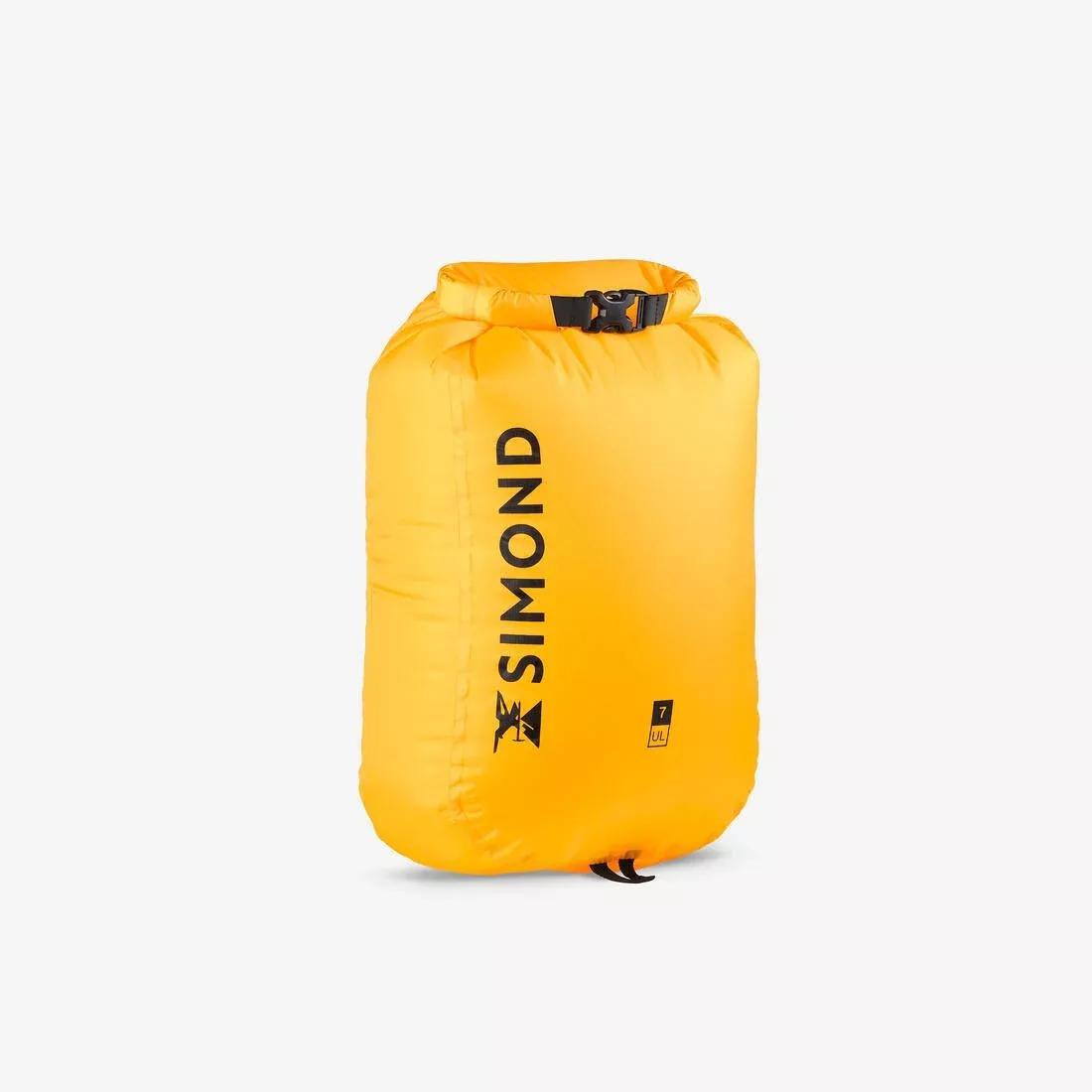 Ultra-light 7 Litre Waterproof Bag, Orange, No Color, large image number 0
