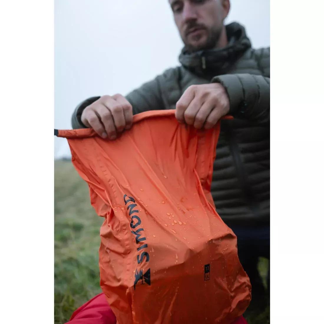 Ultra-Light 13 Litre Waterproof Bag, Orange, No Color, large image number 8