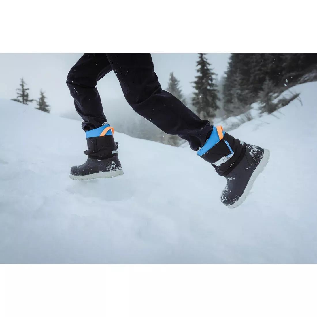 Kids Unisex Warm And Waterproof Snow Boots - SH500 X-Warm, Blue, 5401_000, large image number 6