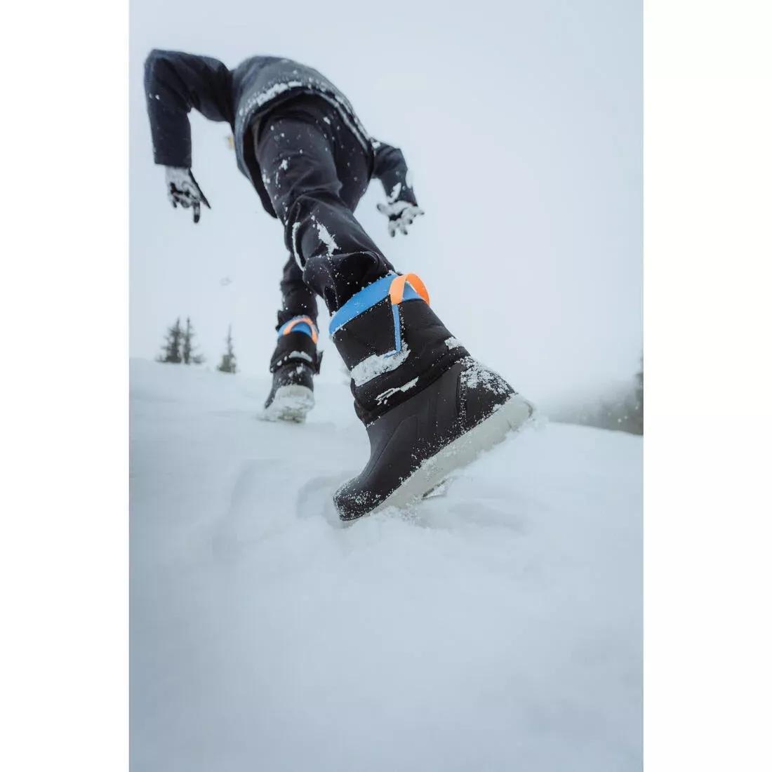 Kids Unisex Warm And Waterproof Snow Boots - SH500 X-Warm, Blue, 5401_000, large image number 10