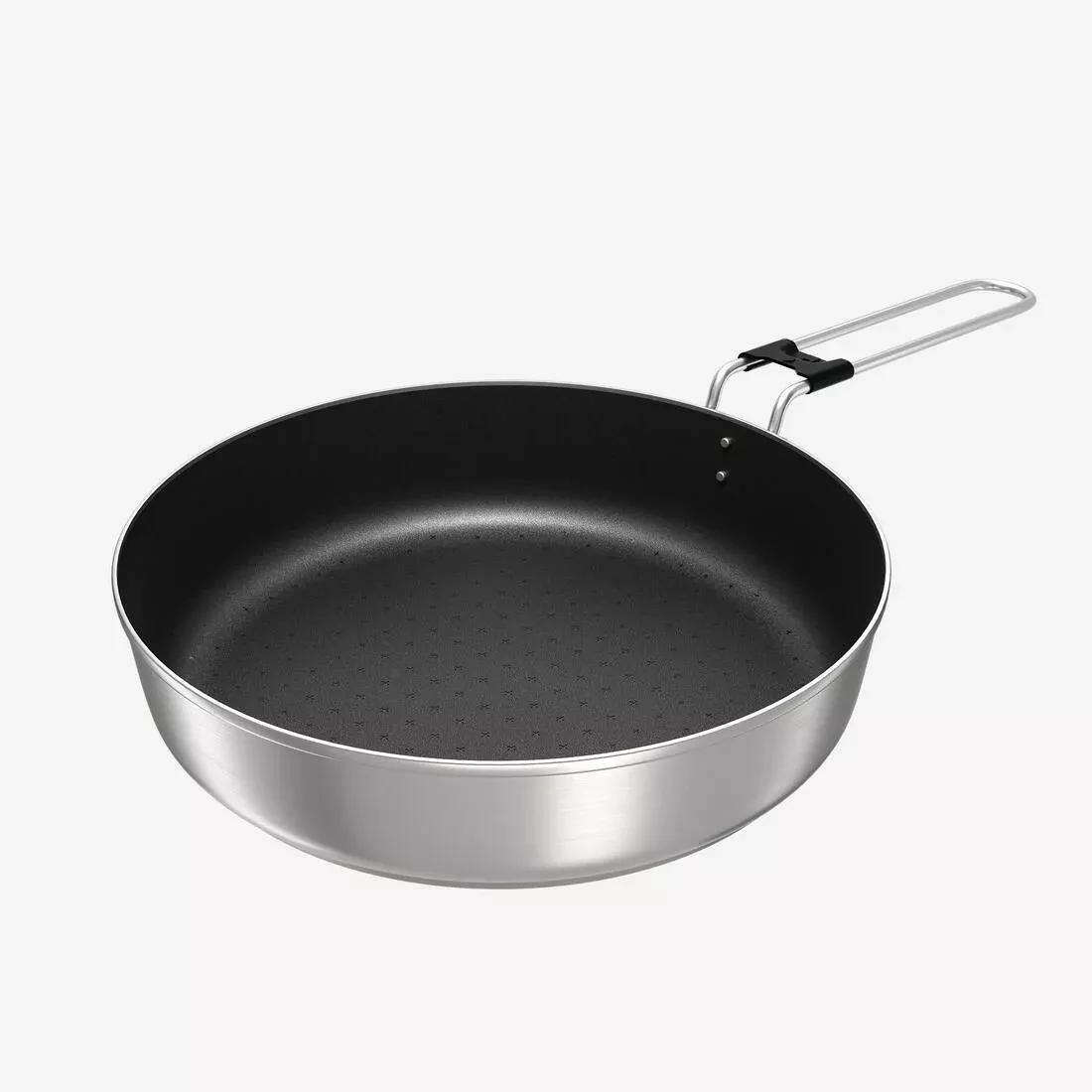 Stainless Steel Non-Stick Xl Camping Cookset 900 For 4 People - 33 Pieces, No Color, large image number 5