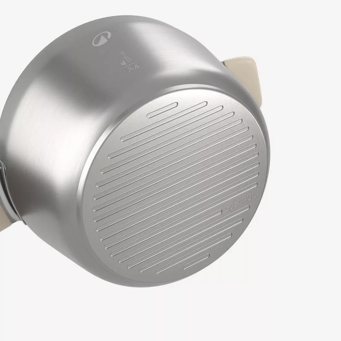 Stainless Steel Non-Stick Xl Camping Cookset 900 For 4 People - 33 Pieces, No Color, large image number 6