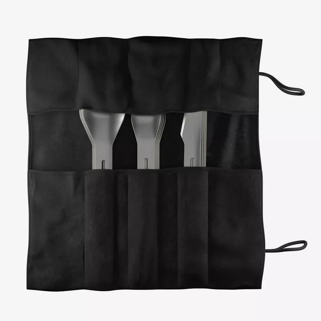 Stainless Steel Non-Stick Xl Camping Cookset 900 For 4 People - 33 Pieces, No Color, large image number 10