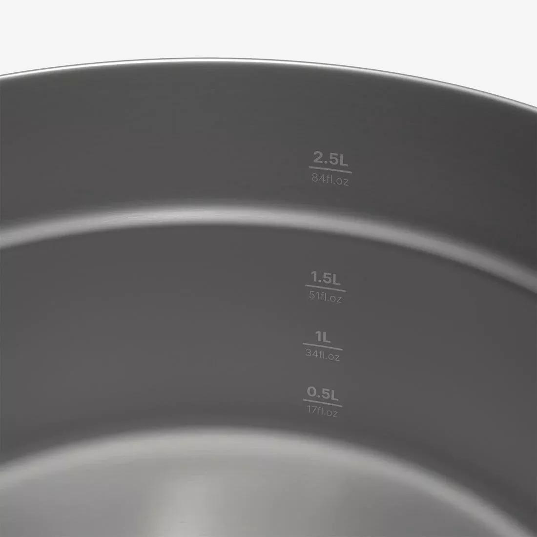 4-Person Stainless Steel + Non-Stick Camping Cookset, Green, 5401_000, large image number 4