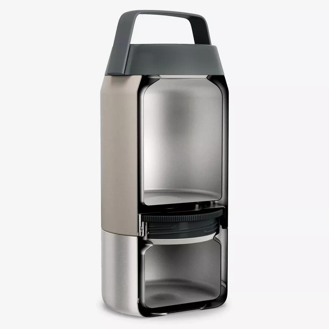 900 Isothermal Stainless Steel 1.2 Litre Food Box For Camping, Hiking/Trekking, Beige, No Color, medium