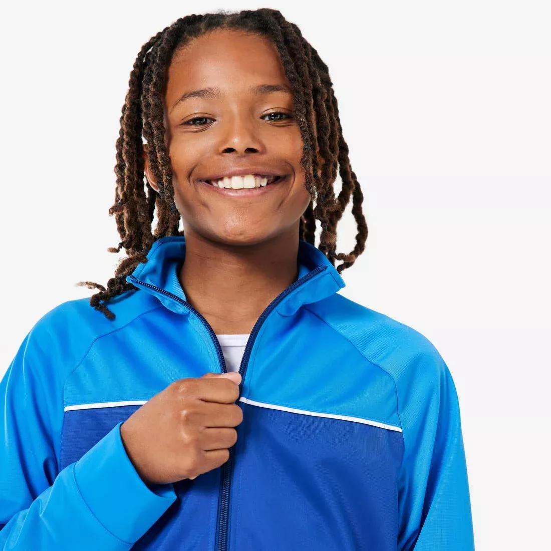 Kids Unisex Tracksuit, Blue, No Color, large image number 3