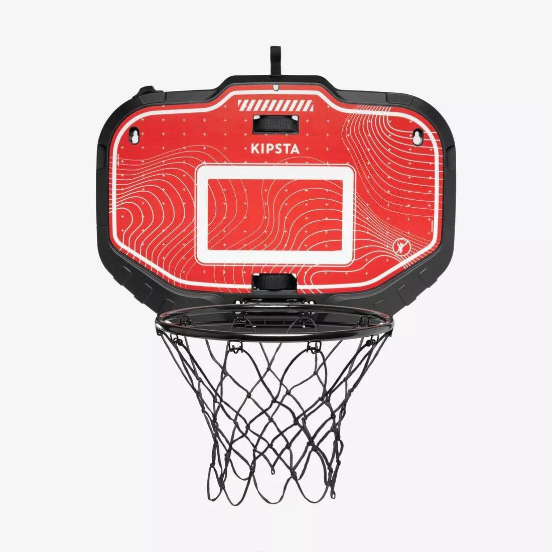 Wall-Mounted Transportable Basketball Hoop Set - K900, Red, No Color, large image number 2